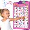 Just Smarty Interactive Alphabet Wall Chart | Talking ABCs & 123s Music Poster with Interactive Light | Toddler Alphabet Learning | Educational Toys for 3 Year Old Girls | Toddler Girl Toys 2 3 4 5 view 1