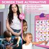 Just Smarty Interactive Alphabet Wall Chart | Talking ABCs & 123s Music Poster with Interactive Light | Toddler Alphabet Learning | Educational Toys for 3 Year Old Girls | Toddler Girl Toys 2 3 4 5 view 4