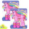 Unicorn Bubble Guns with Batteries  2-Pack Leak-Free Automatic Bubble Machine & Blower Toys for Toddlers & Kids | Bubble Shooter Set with Solution Included | Ready to Play & Newly Upgraded view 4