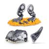 Smashers Dino Island T-Rex Battles (Black Version) by ZURU 50+ Surprises Boys Collectible Dinosaur T-Rex Triceratops Surprise Slime Sand Compounds Discovery view 3