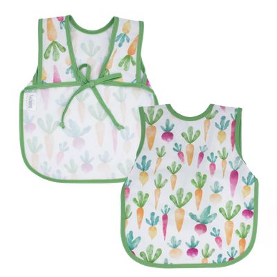 BapronBaby Farm Produce Bapron - No Neck Tie Safer Bib for Baby & Toddler - Soft Waterproof Stain Resistant - Machine Washable - Sz Baby/Toddler 6m-3T
