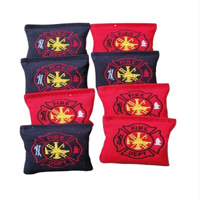 3" mini firemen cornhole bags Fire fighter first responder cornhole bags for children