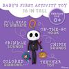 Kids Preferred Disney Baby Nightmare Before Christmas Jack Skellington On The Go Activity Toy with Teether, On The Go Clip, Bell Chime, and Pull Through Arms view 3