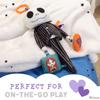 Kids Preferred Disney Baby Nightmare Before Christmas Jack Skellington On The Go Activity Toy with Teether, On The Go Clip, Bell Chime, and Pull Through Arms view 4
