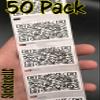 50PCS Rickroll QR Code Rick Rolled Stickers Bulk lot rickrolled view 1