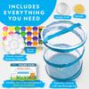 National Geographic Butterfly Growing Kit - Butterfly Habitat Kit with Voucher to Redeem 5 Caterpillars (S&H Not Included), Butterfly Cage, Feeder (Amazon Exclusive) view 4