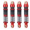 RCLIONS 1/18th RC Shocks Adjustable Absorber Damper for TRX4M 1:18th RC Crawler Car Upgrades (Red) view 1
