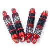 RCLIONS 1/18th RC Shocks Adjustable Absorber Damper for TRX4M 1:18th RC Crawler Car Upgrades (Red) view 3