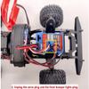 LED Headlights Taillight Kit Accessories for Traxxas TRX4M 1/18 Ford Bronco RC Car, Smart Headlamps RC Steering Lights with Two-Way Controller view 4