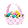 12pcs Easter Basket for Easter Party Egg Hunts Rabbit Egg Handbag Storage Basket with Nails for Adults Kids view 4