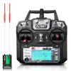 HAWK'S WORK Flysky FS-i6X 10Ch Transmitter with FS-iA10B Receiver, 2.4GHz RC Controller for RC Car Boat Airplane Helicopter Drone Robot & Construction Vehicle (Mode 2) view 1