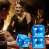 10pcs Dice Foil Balloons Theme Party Decorations Aluminum Film for Use for Celebrations and Photo Props Dice Design view 3