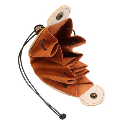 BESPORTBLE Portable Drawstring Dice Bag Dice Organizer for Games Leather Material Jewelry and Accessories