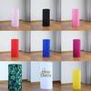 ittsmnt Flowing Pink Glaze Cylinder Plinth Covers for Sweet Donuts Theme Parties Decorations Pedestal Cover Baby Shower Girls Pink Birthday Party Cake view 4