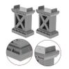 6pcs Train Pier Wooden Train Bridge Pier Wooden Track Bridge Supports Child Toy Track Support Risers Accessories Railway Accessories view 4