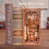 Fsolis Book Nook Kit Music, DIY Miniature Room House Kit 3D Wooden Puzzles for Adult Decorative Bookend Bookshelf Nook Decor Gifts for Women Teens and Book Lovers(The Secret Rythm) view 3