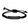 Cheap Juggling Gifts, If Juggling is Wrong, I Don't Want to Be Right, Reusable Holiday Black Rope Bracelet from Friends view 1