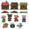 Small Three Little Pigs Story Set Flannel Felt Board Figures 13 Pieces PRECUT Plus Activity Pages Preschool Toddlers (Small) view 1