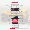 AGFRC B13DLM V2 4.5KG Micro Digital Servo, HPS06 25T Metal Servo Horn and AGF-SPV3 Servo Programmer view 4
