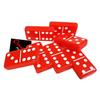 OMURA Games | Acrylic Double 6 Jumbo Dominoes Set (Glossy Red) view 1