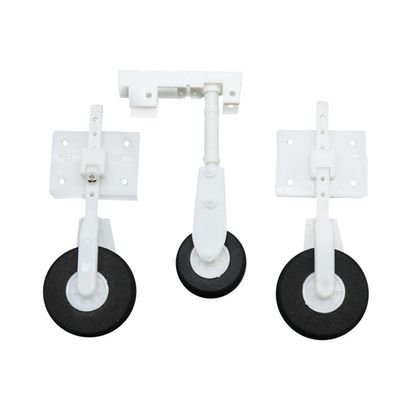 MYCENSE KT Board Landing Gear Replacement Parts RC Plane Model Accessories Assembly Undercarriage KT Board Fixed Wing Landing Gear Wheel Kit for RC Quadcopter