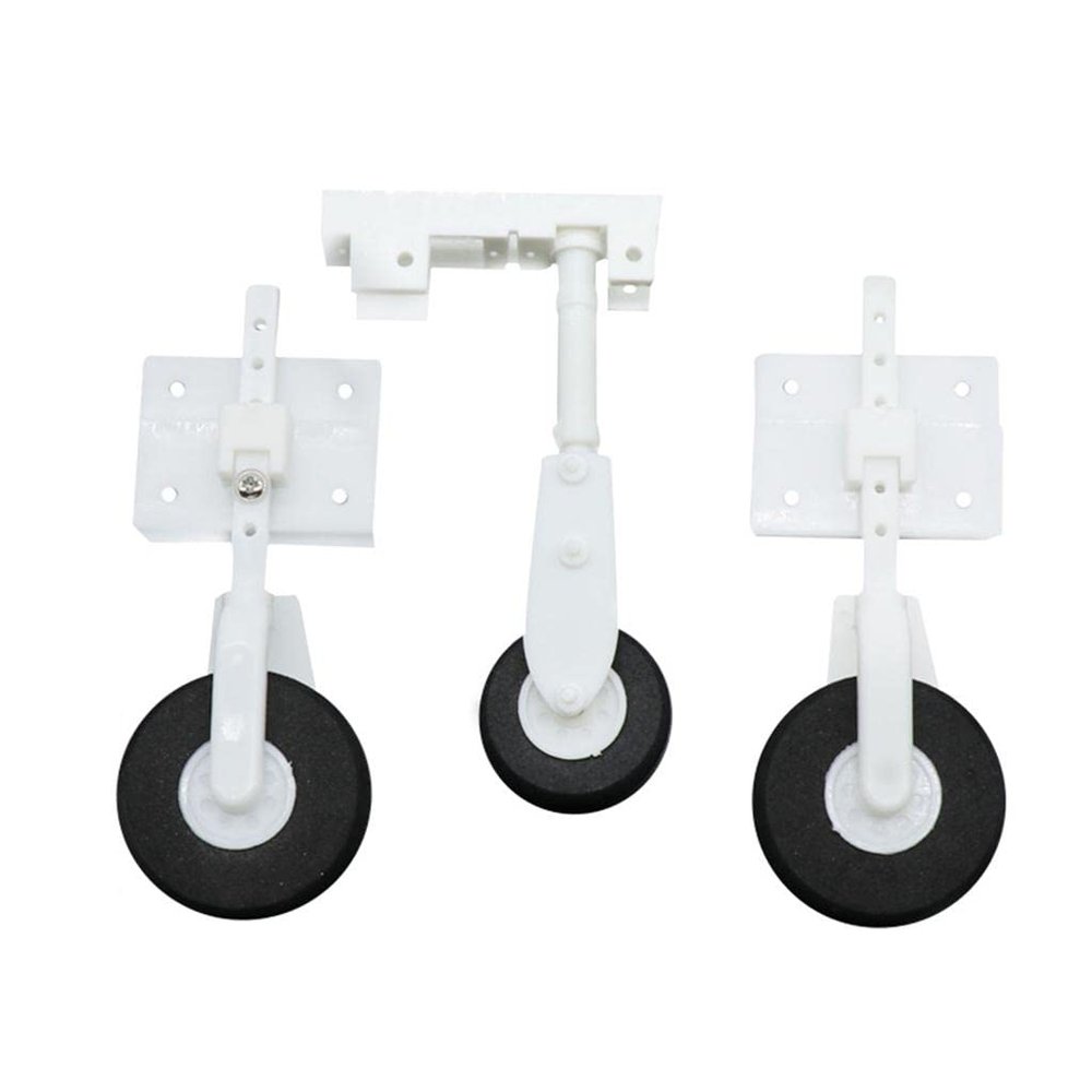 MYCENSE KT Board Landing Gear Replacement Parts RC Plane Model Accessories Assembly Undercarriage KT Board Fixed Wing Landing Gear Wheel Kit for RC Quadcopter