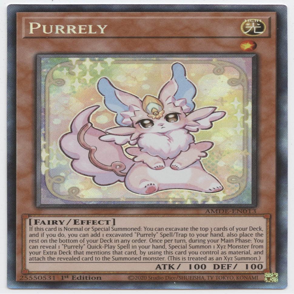 Purrely - AMDE-EN013 - Collector's Rare - 1st Edition