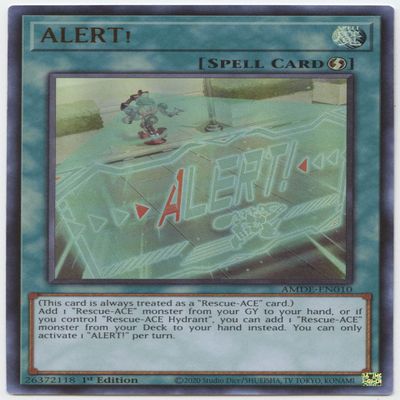 Alert! - AMDE-EN010 - Ultra Rare - 1st Edition