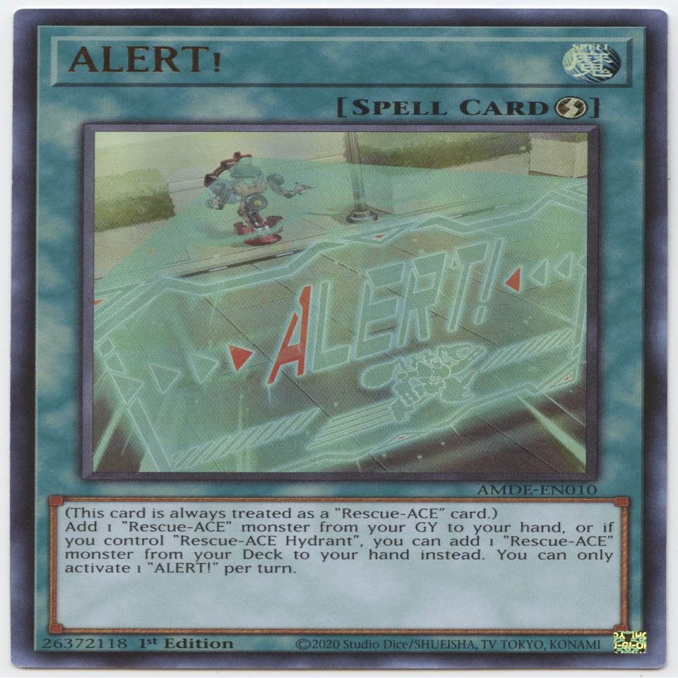 Alert! - AMDE-EN010 - Ultra Rare - 1st Edition
