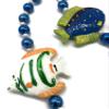 Tropical Fish Bead Necklace Mardi Gras Bead Spring Break Cajun Carnival Festival Gasparilla view 2