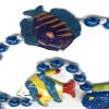 Tropical Fish Bead Necklace Mardi Gras Bead Spring Break Cajun Carnival Festival Gasparilla view 3