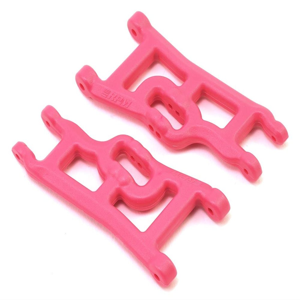 RPM/RC Front Pink A-Arms For Traxxas 2wd Slash,Rustler, Stampede,Nitro Slash