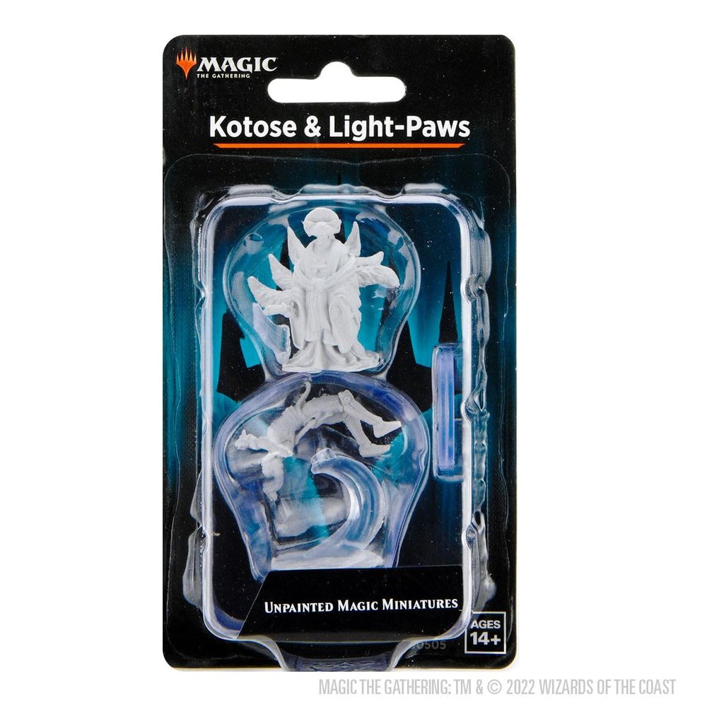 Magic: The Gathering Unpainted Miniatures - Kotose & Light-Paws