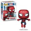 Funko Pop! Marvel Spider-Man - First Appearance Diamond Glitter 80th Anniversary Special Edition Multicolor Exclusive Vinyl Figure #593 view 1