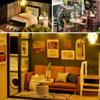 DIY Wooden Dollhouse Kit Plus Dust Proof and Music Movement, DIY Dollhouse Miniature with Furniture,Creative Room for Valentine's Day Gift Idea view 3