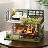 DIY Wooden Dollhouse Kit Plus Dust Proof and Music Movement, DIY Dollhouse Miniature with Furniture,Creative Room for Valentine's Day Gift Idea view 4