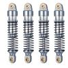 RCHUBAM 4Pcs Aluminum Alloy Shock Absorber Threaded Damper for 1/18 TRX4M Bronco Defender RC Crawler Car (Titanium) view 1