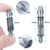 RCHUBAM 4Pcs Aluminum Alloy Shock Absorber Threaded Damper for 1/18 TRX4M Bronco Defender RC Crawler Car (Titanium) view 3