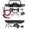 RCHUBAM 1Set Aluminum Front Rear Bumper with LED Lights for 1/18 TRX4M Defender Bronco RC Crawler Car view 1