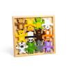 Bigjigs Toys Wild Animal Stacker - 12 Animal Wooden Stacking Toys, for 1 2 3 Year Old, Baby Gift for 12 Months + view 3