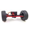 Abbasi for MN86S MN86 MN86KS MN86K MN G500 Upgrade Parts Metal Steering Pull Rod Servo Link Rod 1/12 RC Car Accessories,Black view 2