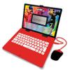 LEXiBOOK Miraculous - Educational and Bilingual Laptop English/Spanish - Toy for Child Kid (Boys & Girls) 124 Activities, Learn Play Games and Music with Ladybug - Red/Black JC598MIi2 view 1