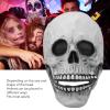 ZJchao Latex Full Head Skull Mask, Movable Jaw Talking Skeleton Mask, Professional Halloween Haunted House Cosplay Masks, Adjustable Horror Costume Accessory view 4