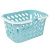 TOYANDONA Small Plastic Shopping Basket with Handle for Kids Mini Grocery Basket for Toy Storage Pretend Play Easter Egg Hunt Party Favor 10.23 X 6.69 X 5.11 Inches view 1