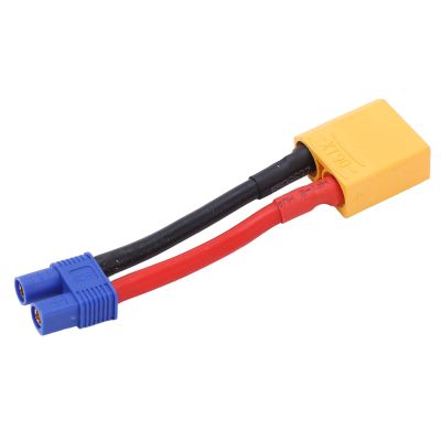 VBESTLIFE Female to EC3 Male Cable Reusable Connector Ends Shell 12AWG 94mm/3.7in Length Male Plug for RC Car Model