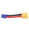 VBESTLIFE Female to EC3 Male Cable Reusable Connector Ends Shell 12AWG 94mm/3.7in Length Male Plug for RC Car Model view 4