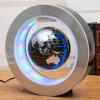 Round LED World Map Floating Globe Magnetic Levitation Light Anti Gravity Magic view 1