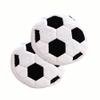 2Pcs Soccer Ball Plush Pillow14" Soft Soccer Stuffed Toys Fluffy Soccer Sports Throw Pillow Durable Football Plush Toys for Home Decor Sofa Cushion Kids Boy Girls Children Sports Toys Gift(Football) view 1