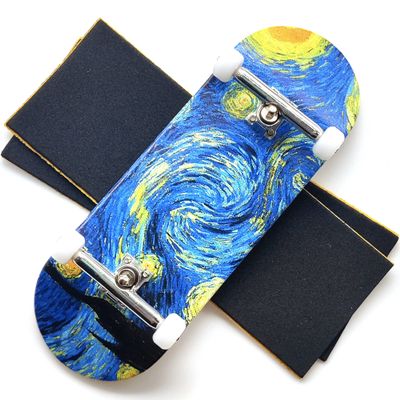 iShrunkthis Starry Night - 34mm Wooden Pro Fingerboard Completes
