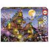 Educa - 500 Piece Puzzle for Adults | Fairy House. Includes Fix Puzzle Glue. Approximate Measurement Once Assembled: 18,89" x 13,38". from 11 Years Old (19554) view 1